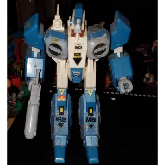 Vintage Macross Blue Alpha Gakken Complete